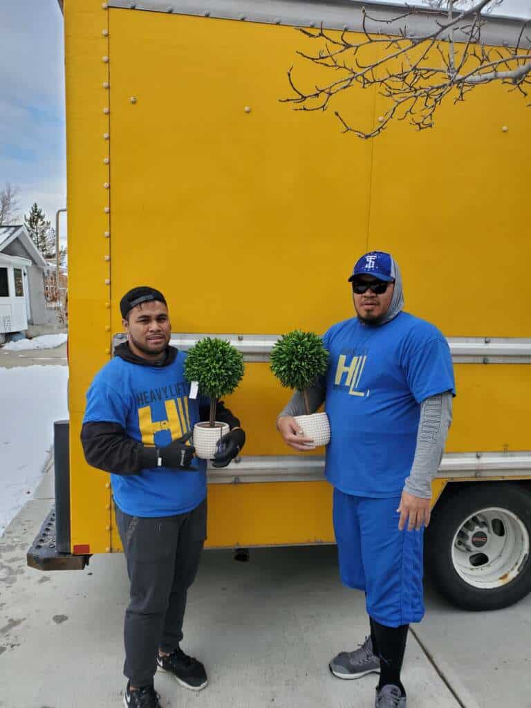 Heavy Lift Moving Co crew loading a moving truck in Salt Lake City, Utah